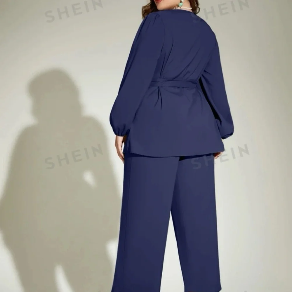 Blue Ruffle Hem sets - Picture 2 of 4